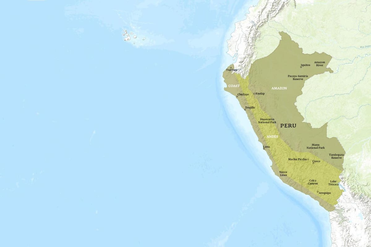 map of kuelap Peru