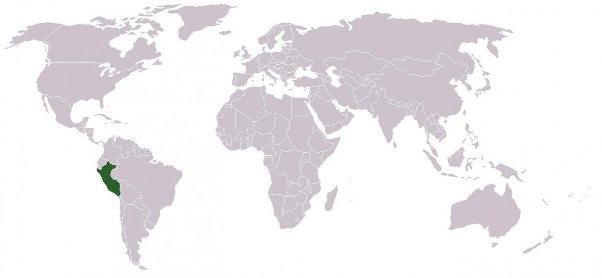 map of Peru global