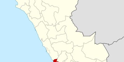 Map of ica Peru