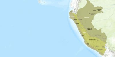 Map of kuelap Peru 