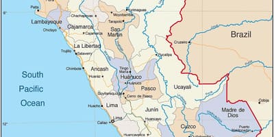 Map of moray Peru
